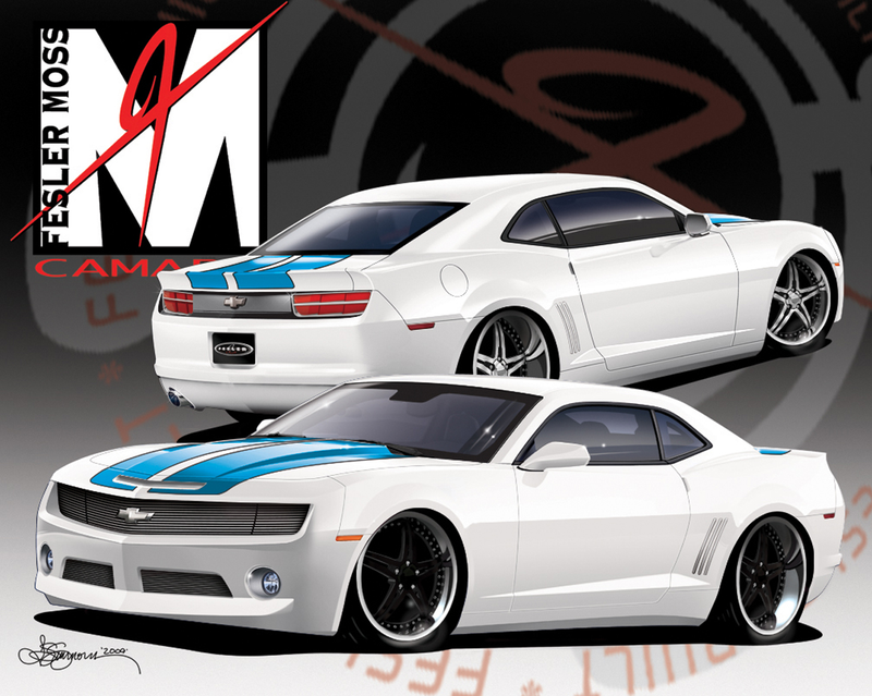 Illustration for article titled Fesler-Moss Builds A Corvette ZR1-Powered Camaro SS